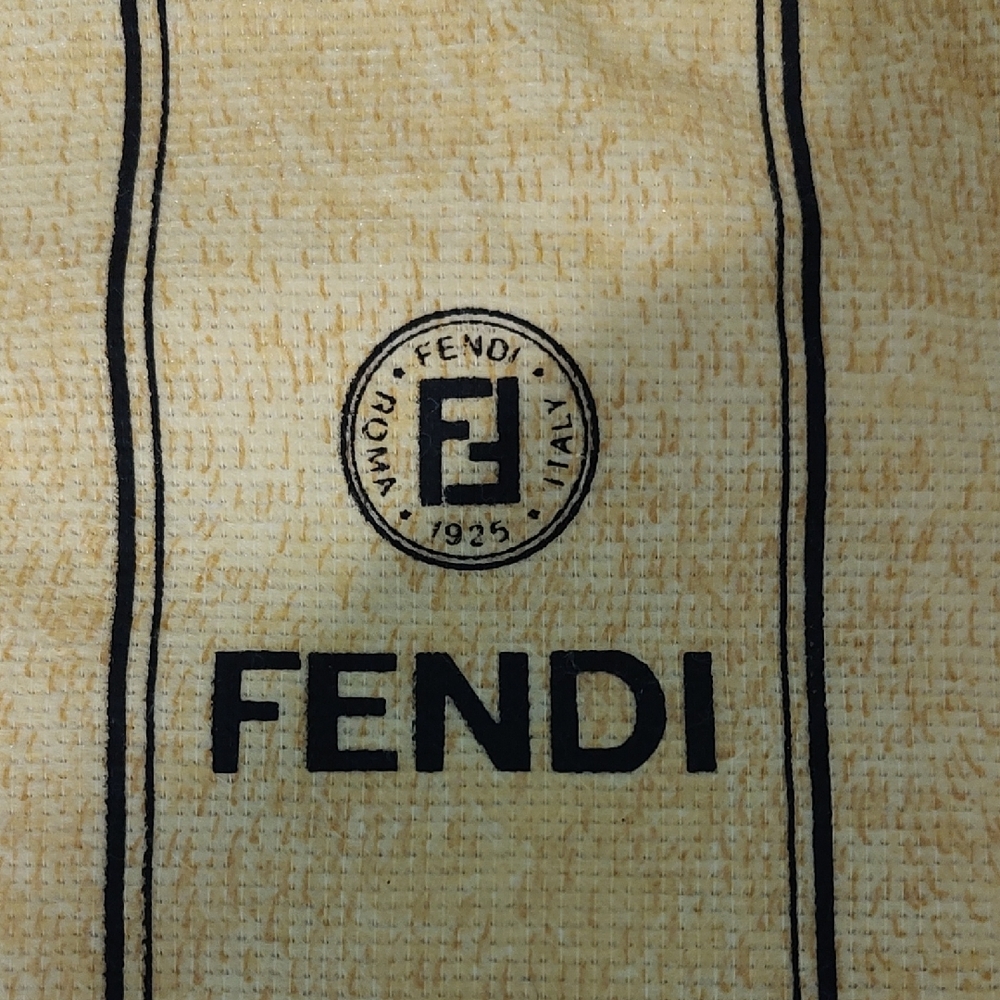 Fendi Yellow Drawstring Pouch - Picture 2 of 5